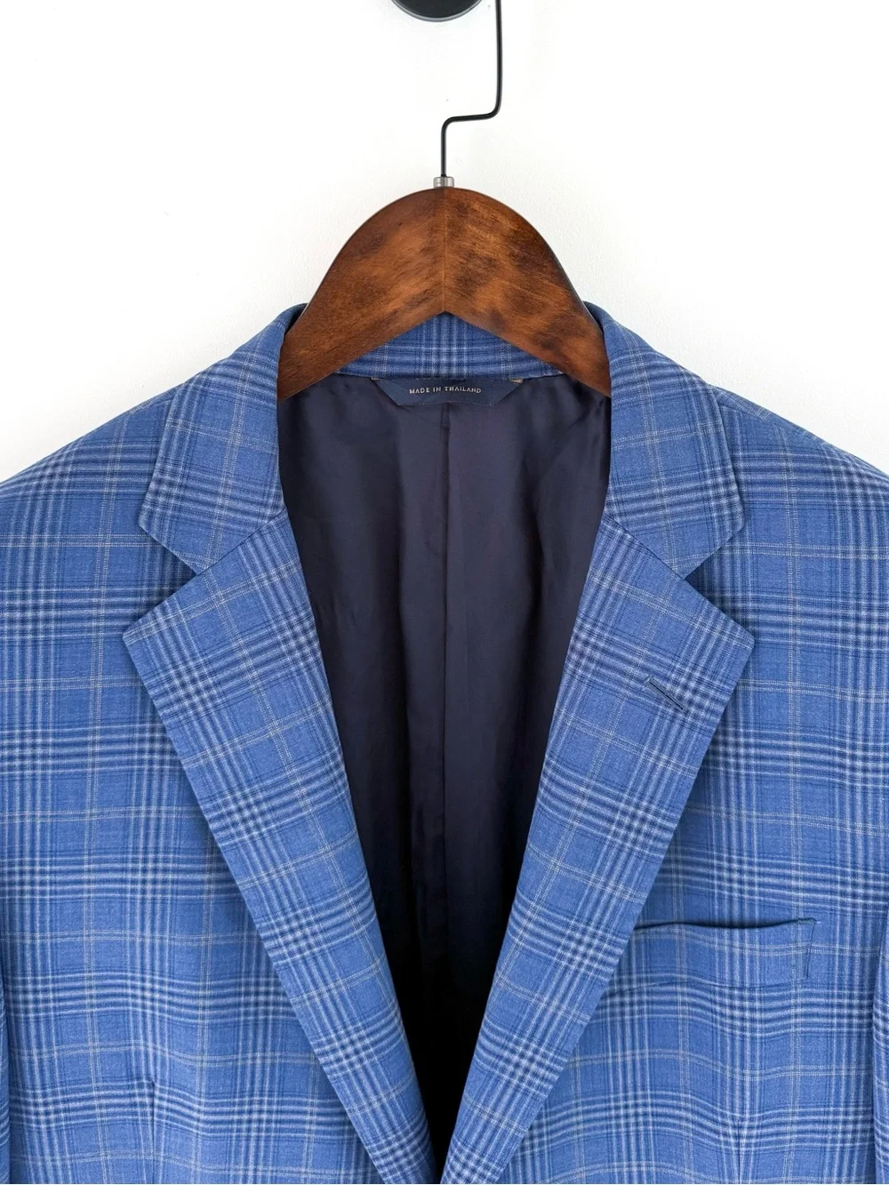 NEW Brooks Brothers Regent Blazer Italian Wool Blue Plaid Sport Coat Jacket 40R